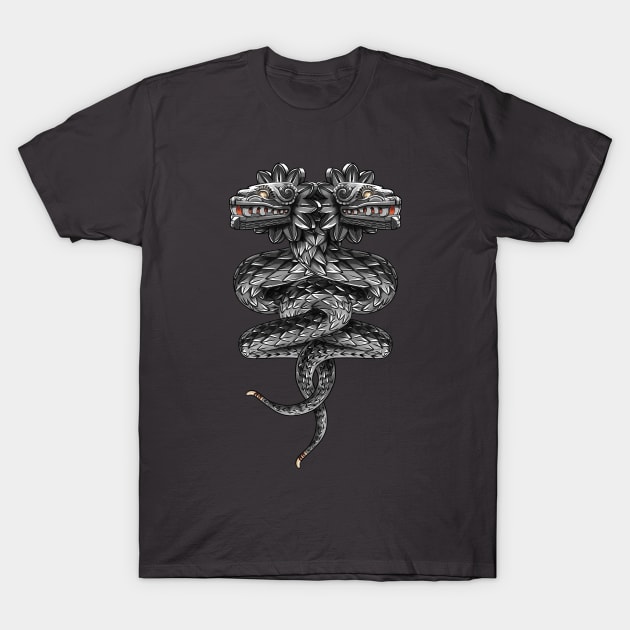 Quetzalcoatl ( flying snake of Aztec ) T-Shirt by pakowacz